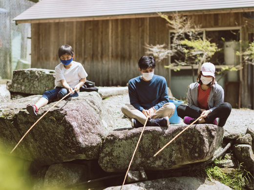 腰掛山荘|愛知 豊田市|下山 三河湖畔の自然体験・五平餅・お食事・ランチ・キャンプ・BBQ｜腰掛山荘／リバーサイドキャンプ腰掛