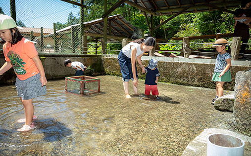 腰掛山荘|愛知 豊田市|下山 三河湖畔の自然体験・五平餅・お食事・ランチ・キャンプ・BBQ｜腰掛山荘／リバーサイドキャンプ腰掛